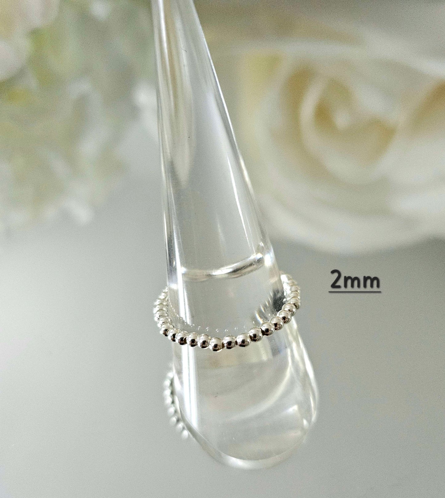 925 silver pearl ring without tassel