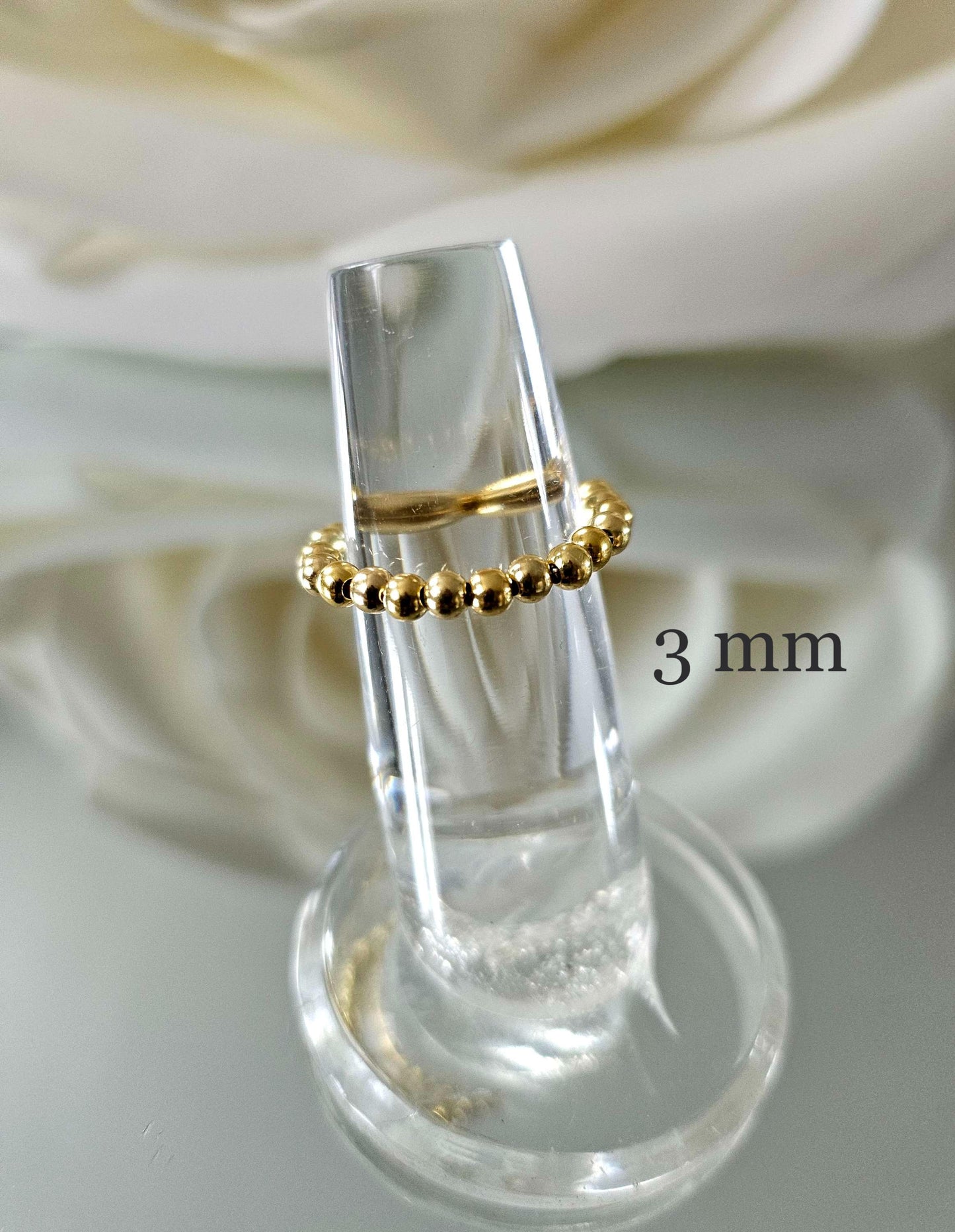 Custom ring in fine pearls and gold-plated silver | PERLINE GOLD