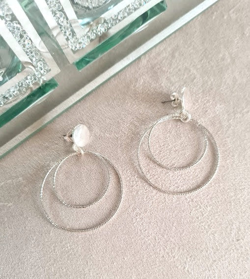 Boucles d'oreilles Luce argent
