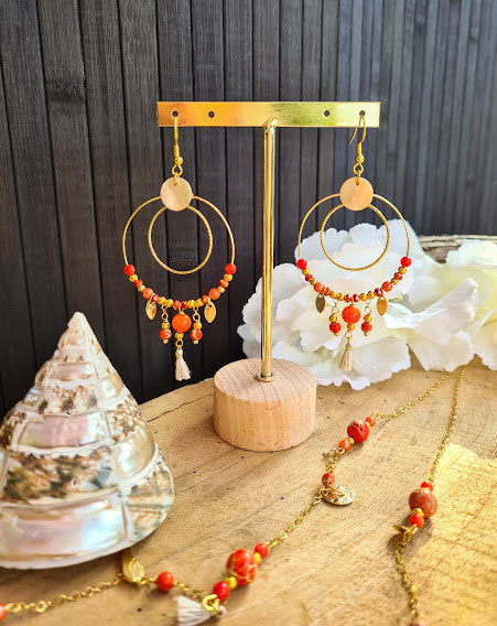 Boucles d'oreilles Soleil