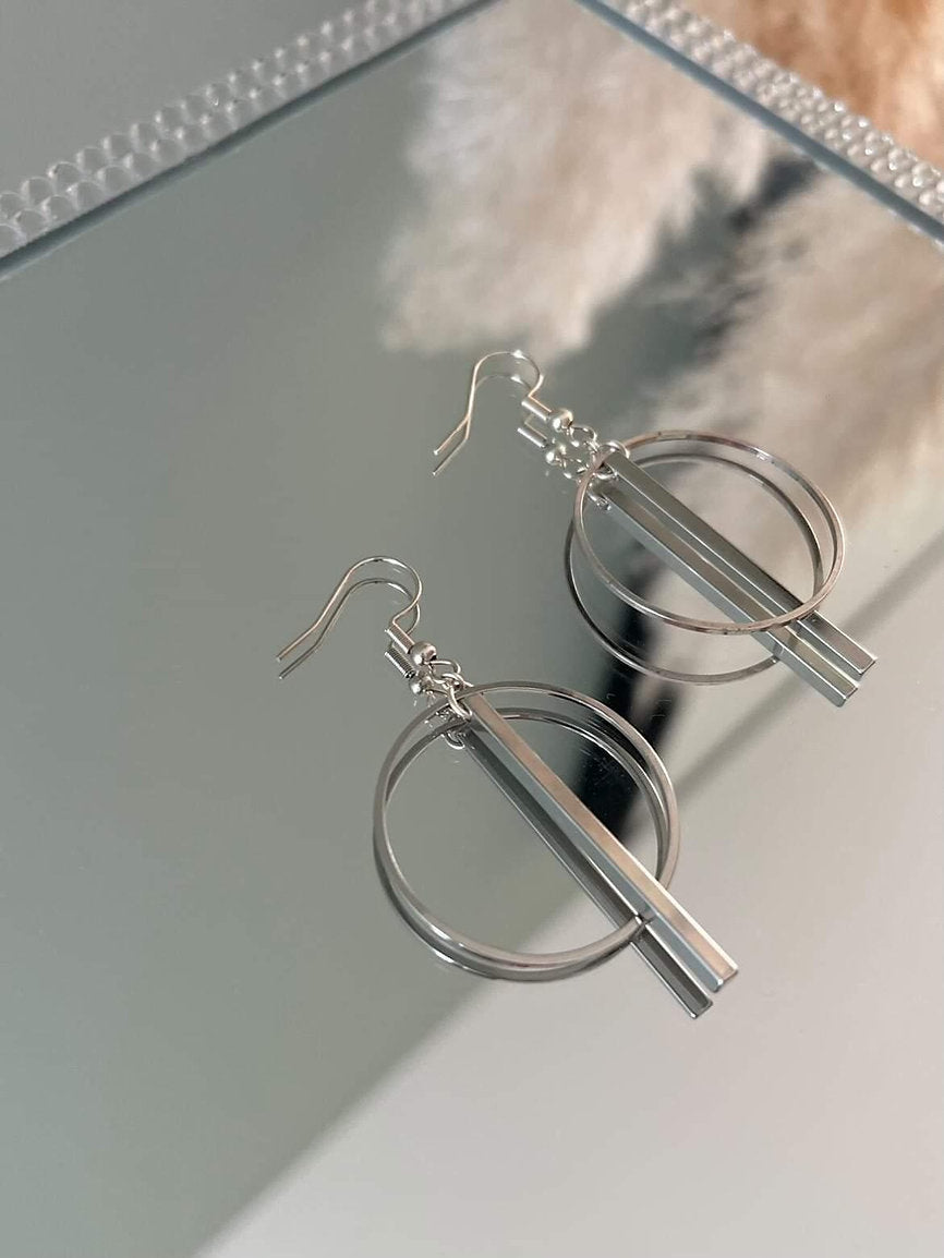Barol silver earrings