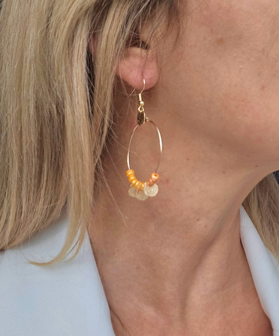 Boucles d'oreilles Clem