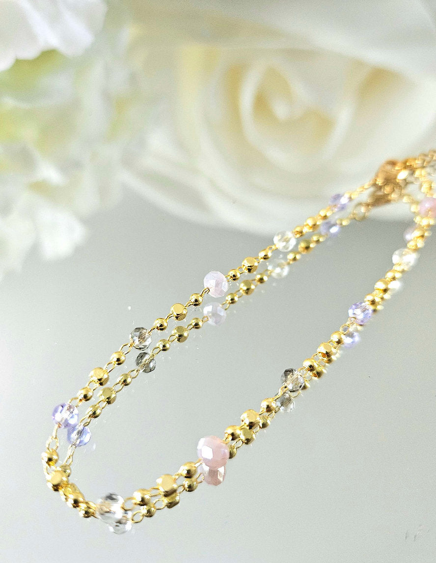 Perlia Mauve Bracelet