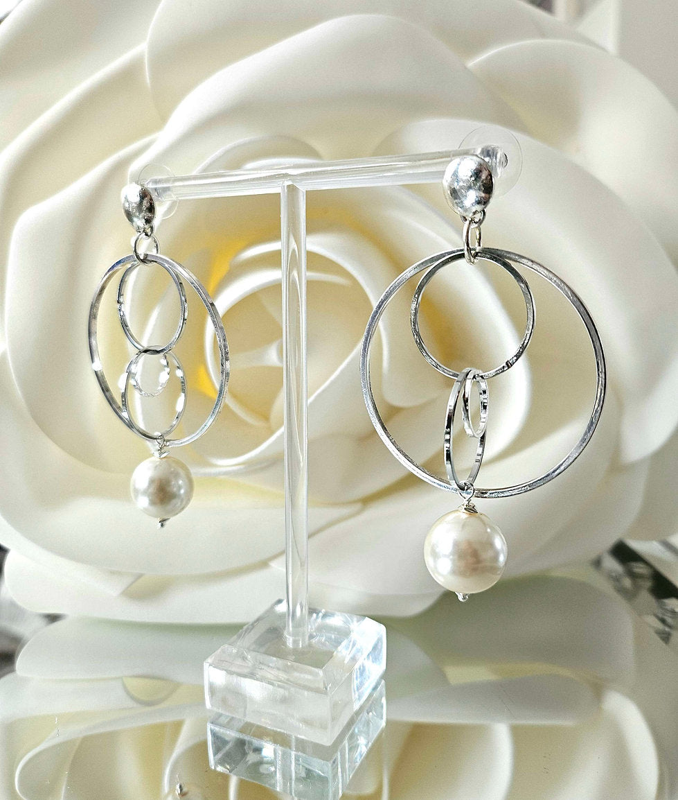 Silver Flight Earrings