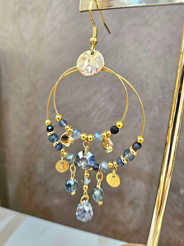Boucles d'oreilles SAPHIR