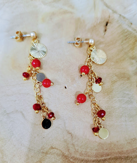 Boucles d'oreilles Cerise