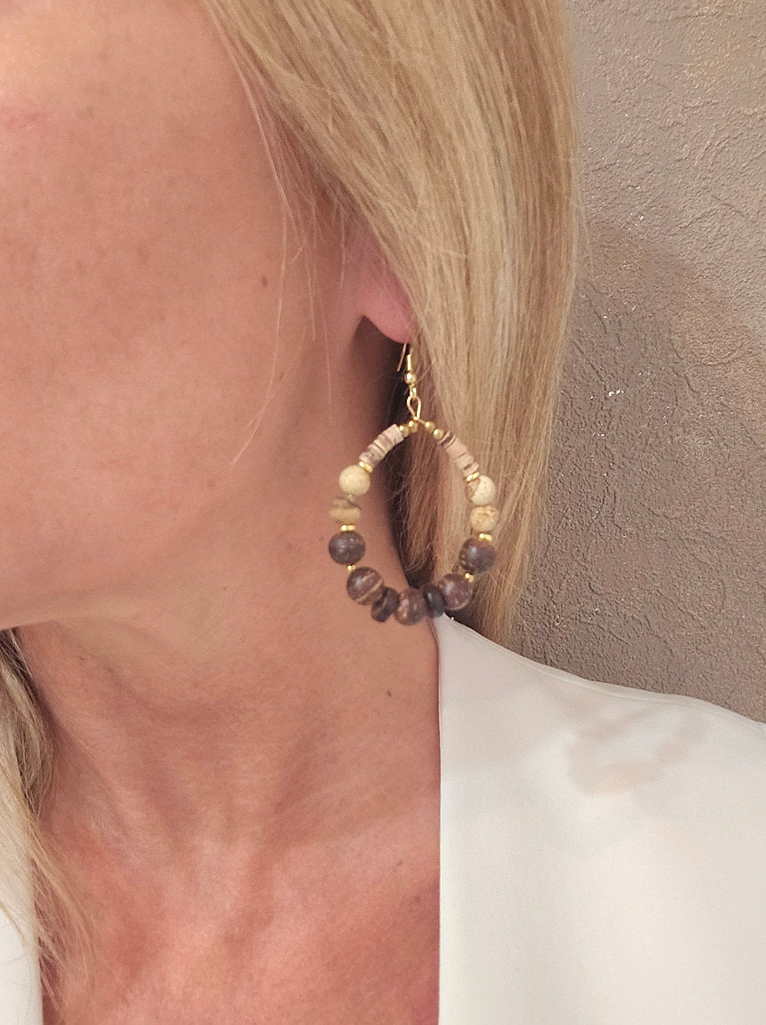 Boucles d'oreilles Malacoco