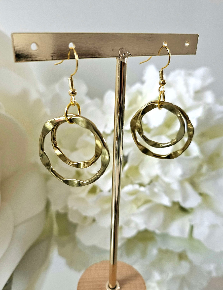 Boucles d'oreilles Melia or