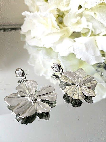 Boucles d'oreilles Fleur