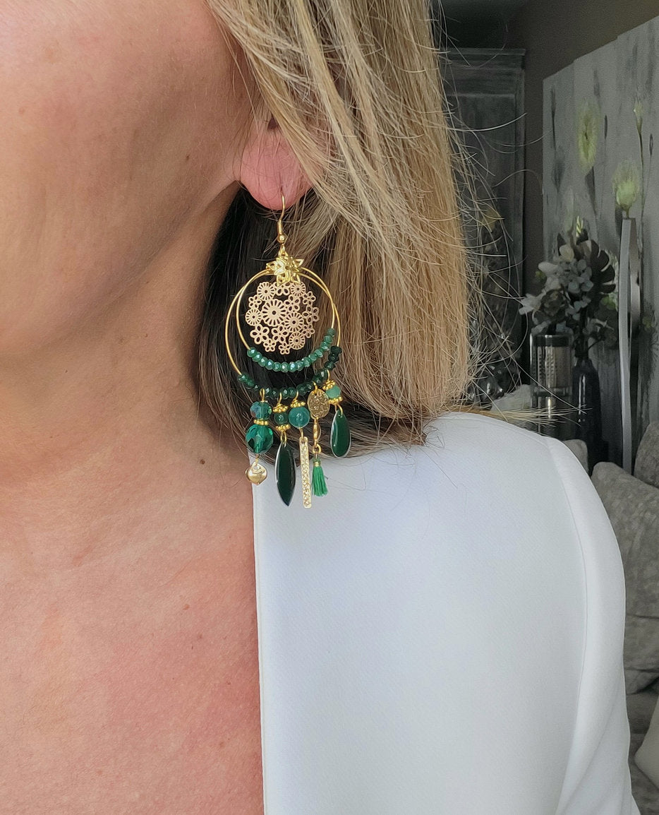 Boucles d'oreilles Foret