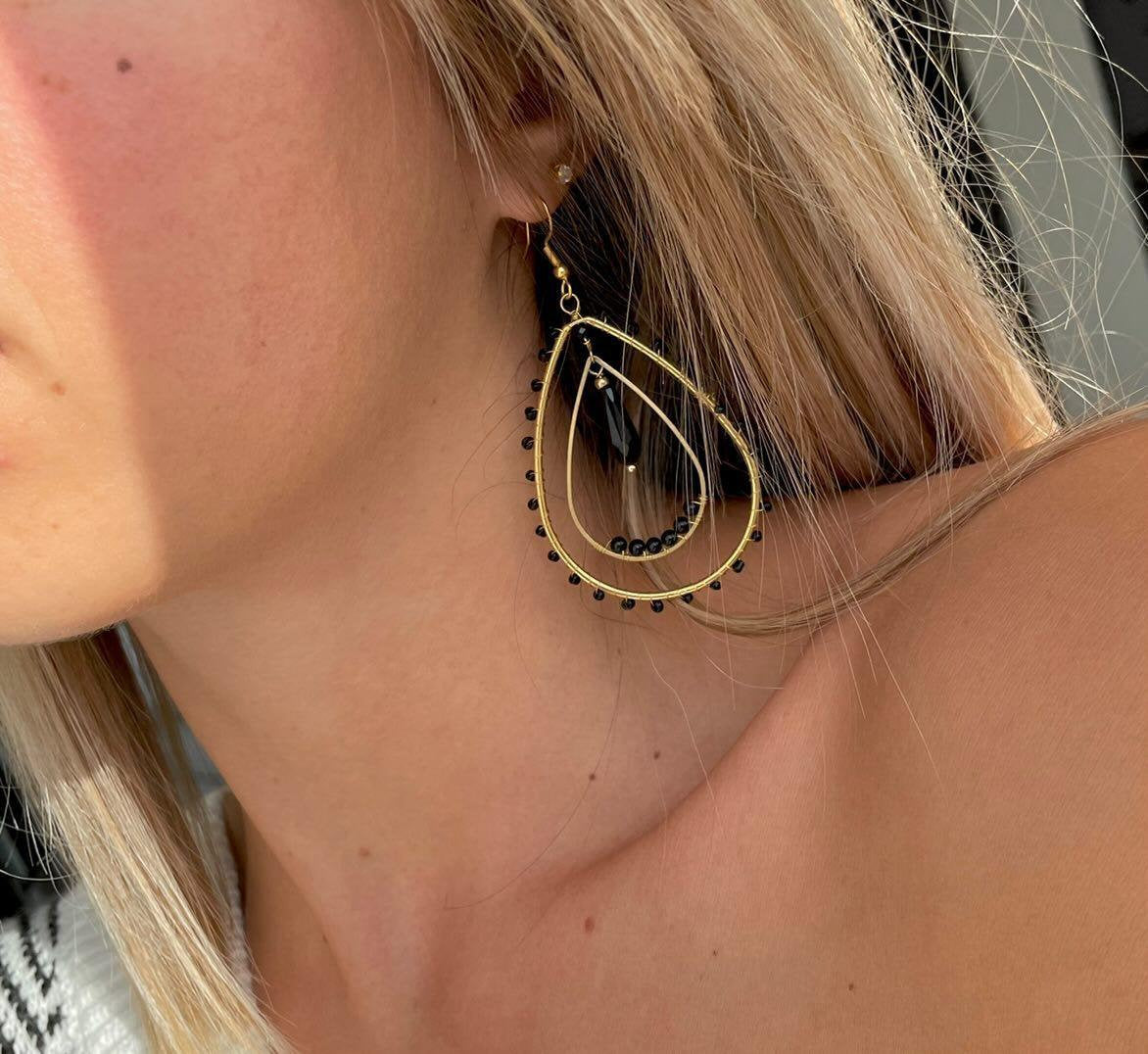 Boucles d'oreilles Pois