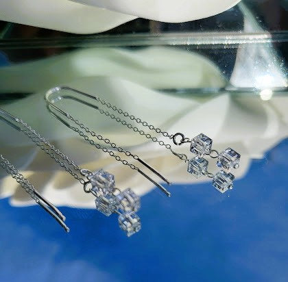 Boucles d'oreilles Cube