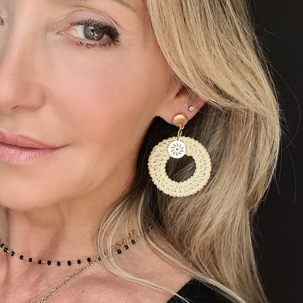 Boucles d'oreilles Rafi or