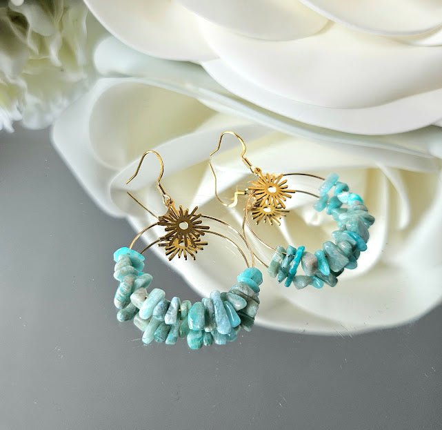 Boucles d'oreilles ALOE