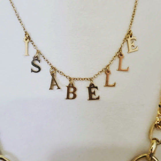 Collier prénom personnalisé en argent 925