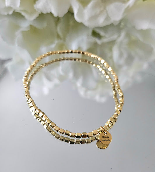 Gold Cubine Bracelet