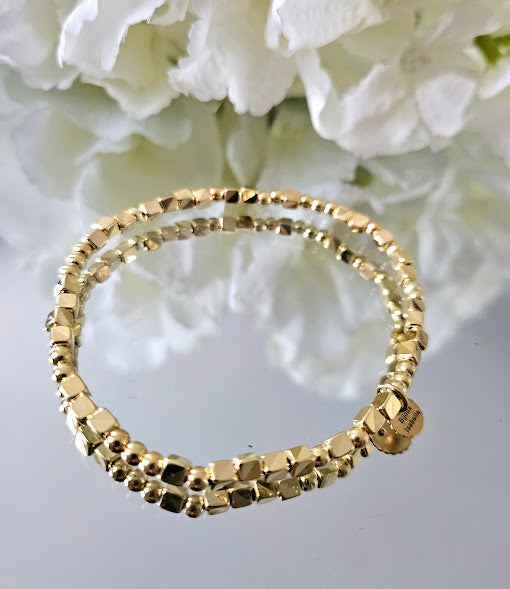Gold Cubine Bracelet