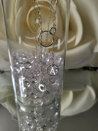 Personalized 2 letter necklace