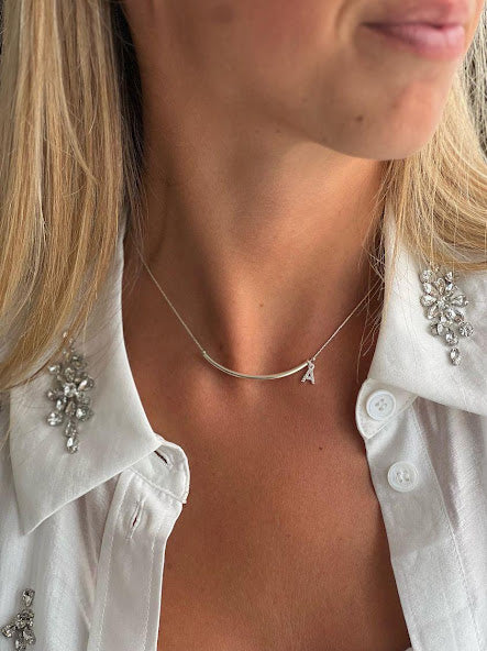 Personalized letter necklace