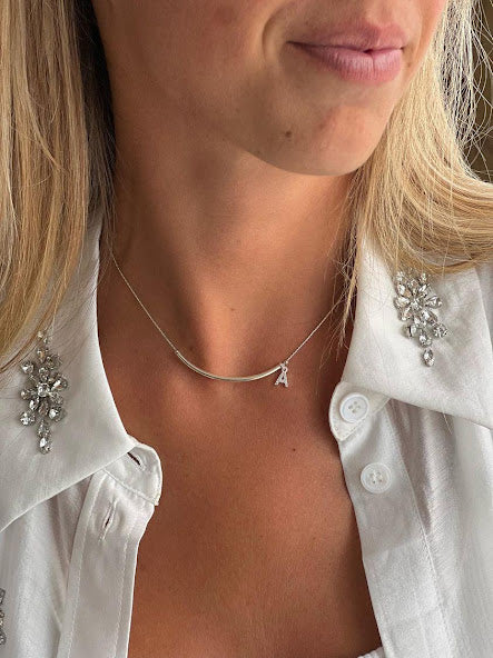 Personalized letter necklace