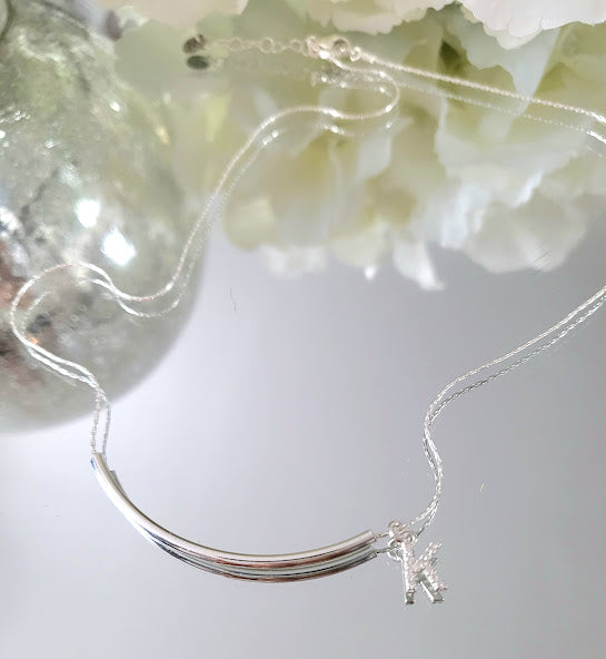 Personalized letter necklace