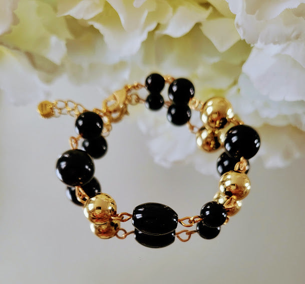 Black Mala Bracelet