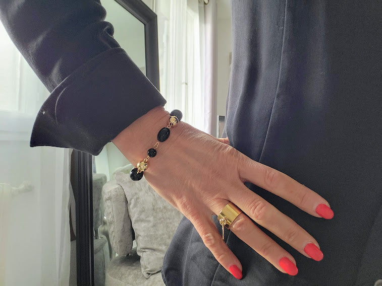 Black Mala Bracelet