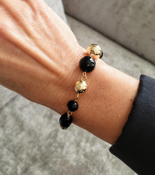 Black Mala Bracelet