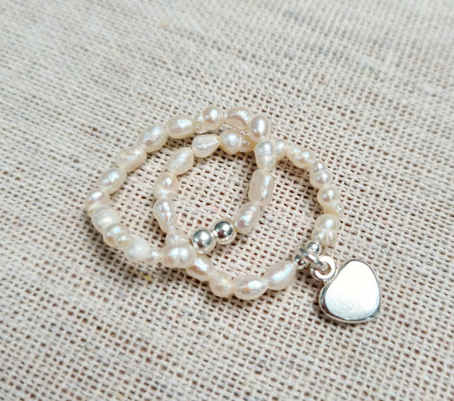 Bague Nacre avec Pampille