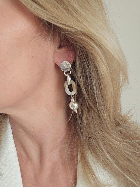Boucles d'oreilles Nougat