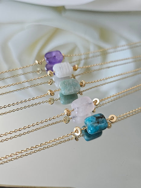 Collier ofeli en acier plaqué or