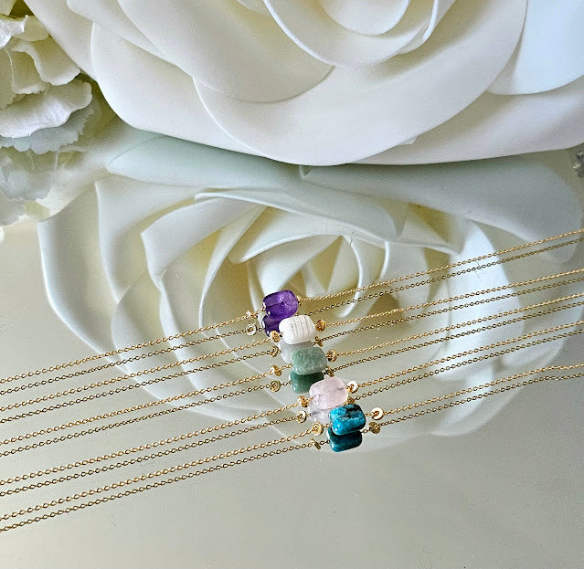 Collier ofeli en acier plaqué or