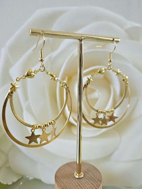 Boucles d'oreilles Osis