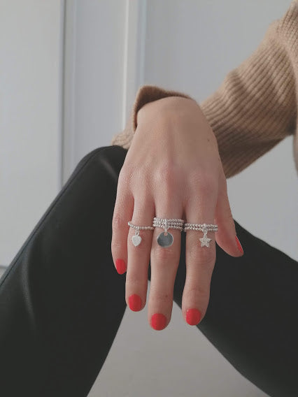 Bague Perline en Argent 925