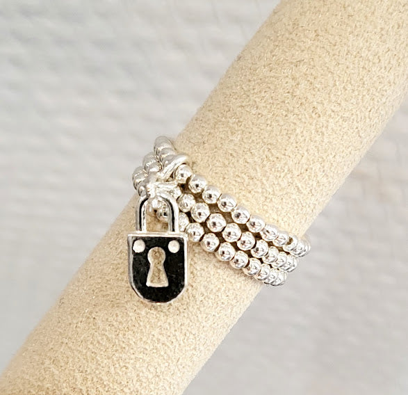 Bague Perline en Argent 925