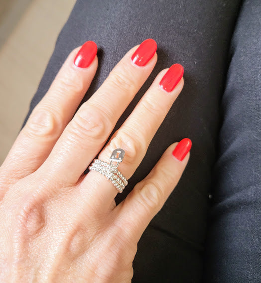 Bague Perline en Argent 925