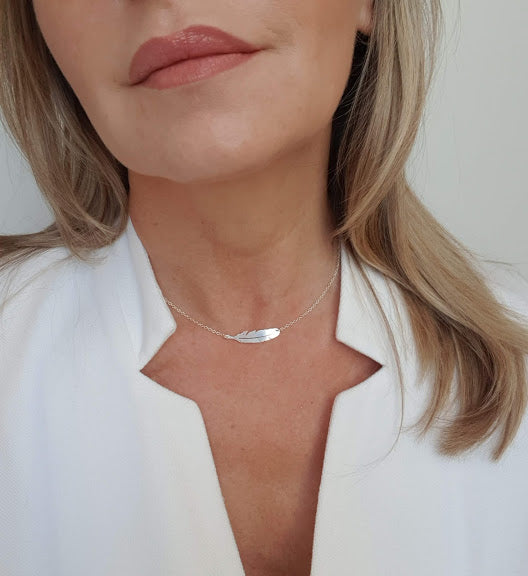 Collier plume
