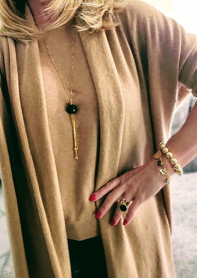 Gold Plated Personalized Initial Bracelet