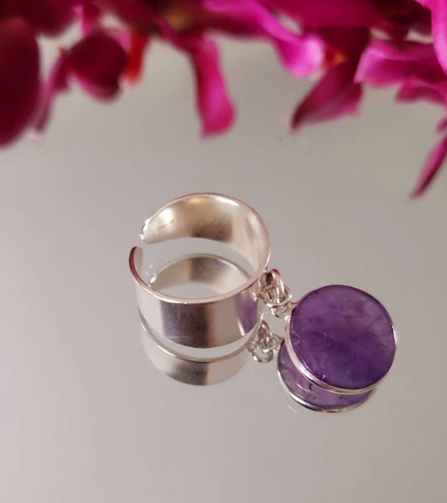 Bague médaille Argent
