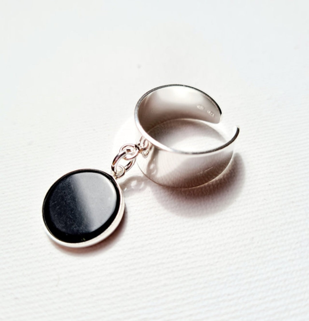 Bague médaille Argent