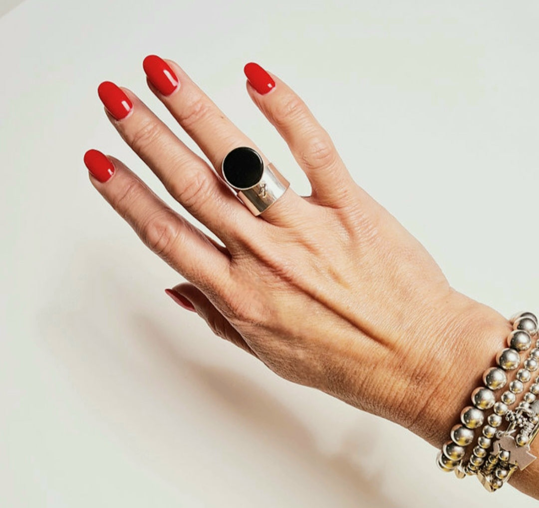 Bague médaille Argent