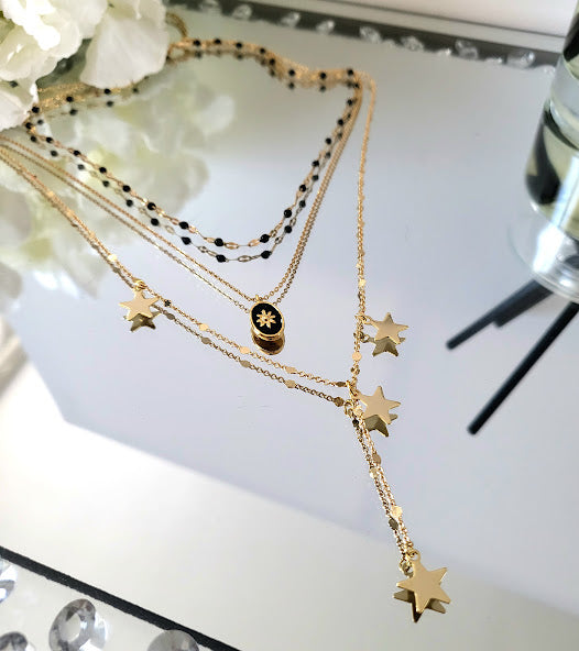 Three in one necklace