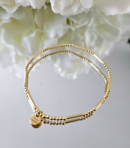 Tubine gold bracelet