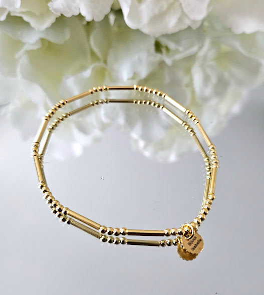 Tubine gold bracelet