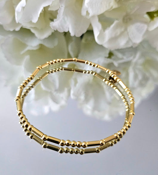 Tubine gold bracelet