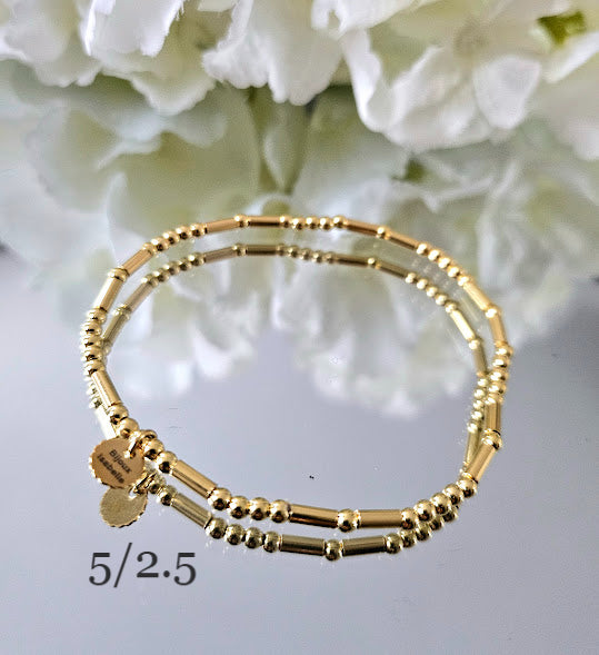Tubine gold bracelet