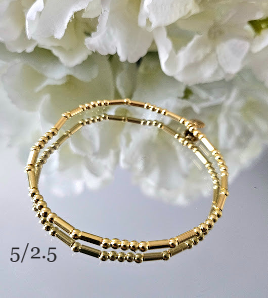 Tubine gold bracelet