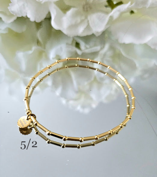 Tubine gold bracelet