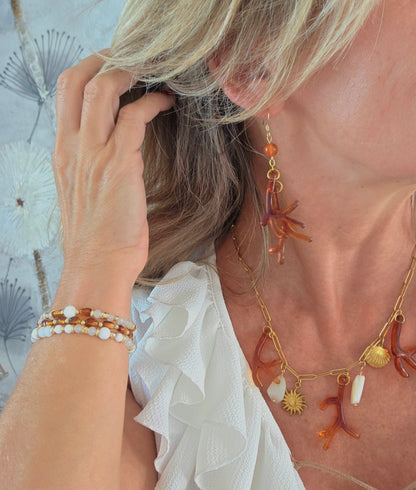 Boucles d'oreilles RECIF