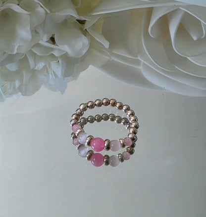 Gold plated silver ring with fine stone | OFELI